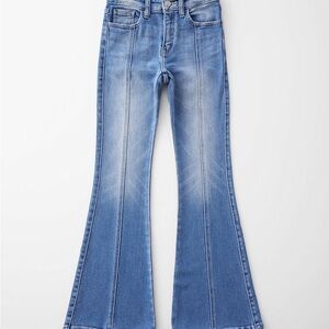 KanCan Signature High Rise Flare Stretch Jeans Light Blue Girls SZ 16